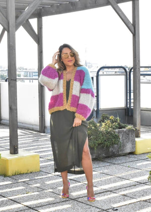 mohair cardigan